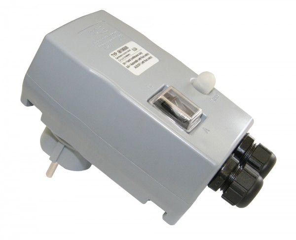 PCE Motorschutzkontaktstecker 16A 230V Nennstrom 5A IP44 Artnr. 56105000