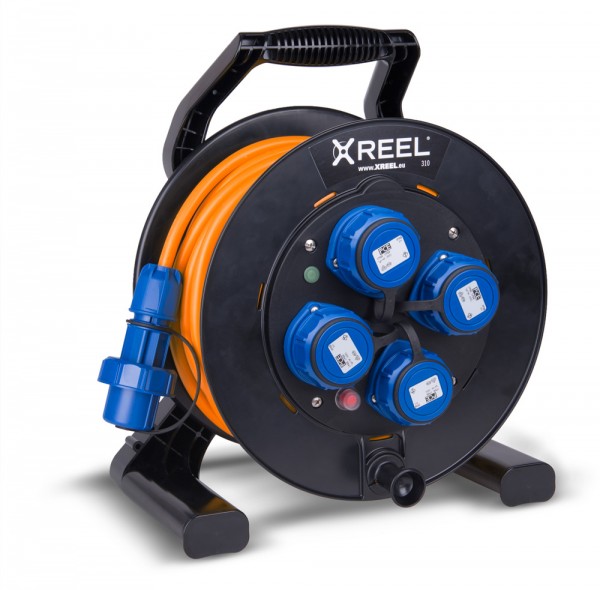 PCE XREEL310 4x Schuko 25m H07BQ-F 3G2,5 or IP68 Artnr. 9350005-p