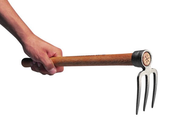 SHW REX-Häckchen Kurzstiel 40cm 3-Zinken Artnr. 54751