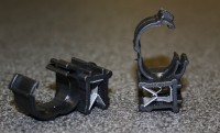 Kantenclip seitlich für Kante 0,7-3mm, für Wellrohr NW13 schwarz Artnr. KC36 Kantenclip seitlich für Kante 0,7-3mm, für Wellrohr NW13 schwarz Artnr. KC36