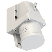 PCE CEE-Wandgerätestecker 16A 5pol. 1h 400V IP44 Artnr. 515-1d grau PCE CEE-Wandgerätestecker 16A 5pol. 1h 400V IP44 Artnr. 515-1d grau