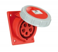 PCE CEE-Anbausteckdose 16A 5pol. 400V schräg 75x85 IP67 Artnr. 4152-6f87 PCE CEE-Anbausteckdose 16A 5pol. 400V schräg 75x85 IP67 Artnr. 4152-6f87