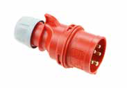 PCE CEE-Stecker 32A 5pol. 400V EASY IP44 Artnr. 025-6 PCE CEE-Stecker 32A 5pol. 400V EASY IP44 Artnr. 025-6