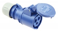 PCE CEE-Kupplung 32A 3pol. 230V IP44 Artnr. 223-6 PCE CEE-Kupplung 32A 3pol. 230V IP44 Artnr. 223-6