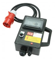 PCE CEE-Motorschutzstecker 32A 5p. Schütz 12,5kW 16-20A + Phasenw. + Drehfeldk. 2m K.Artnr. 9216211 PCE CEE-Motorschutzstecker 32A 5p. Schütz 12,5kW 16-20A + Phasenw. + Drehfeldk. 2m K.Artnr. 9216211