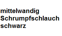 Schrumpfschlauch 65,0-19,0 schwarz mittelwandig mit Innenkleber Artnr. HRA2