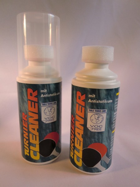 R+F&FCH Reiniger für Tischtennisschläger mit Schwamm 90ml VOC-Frei